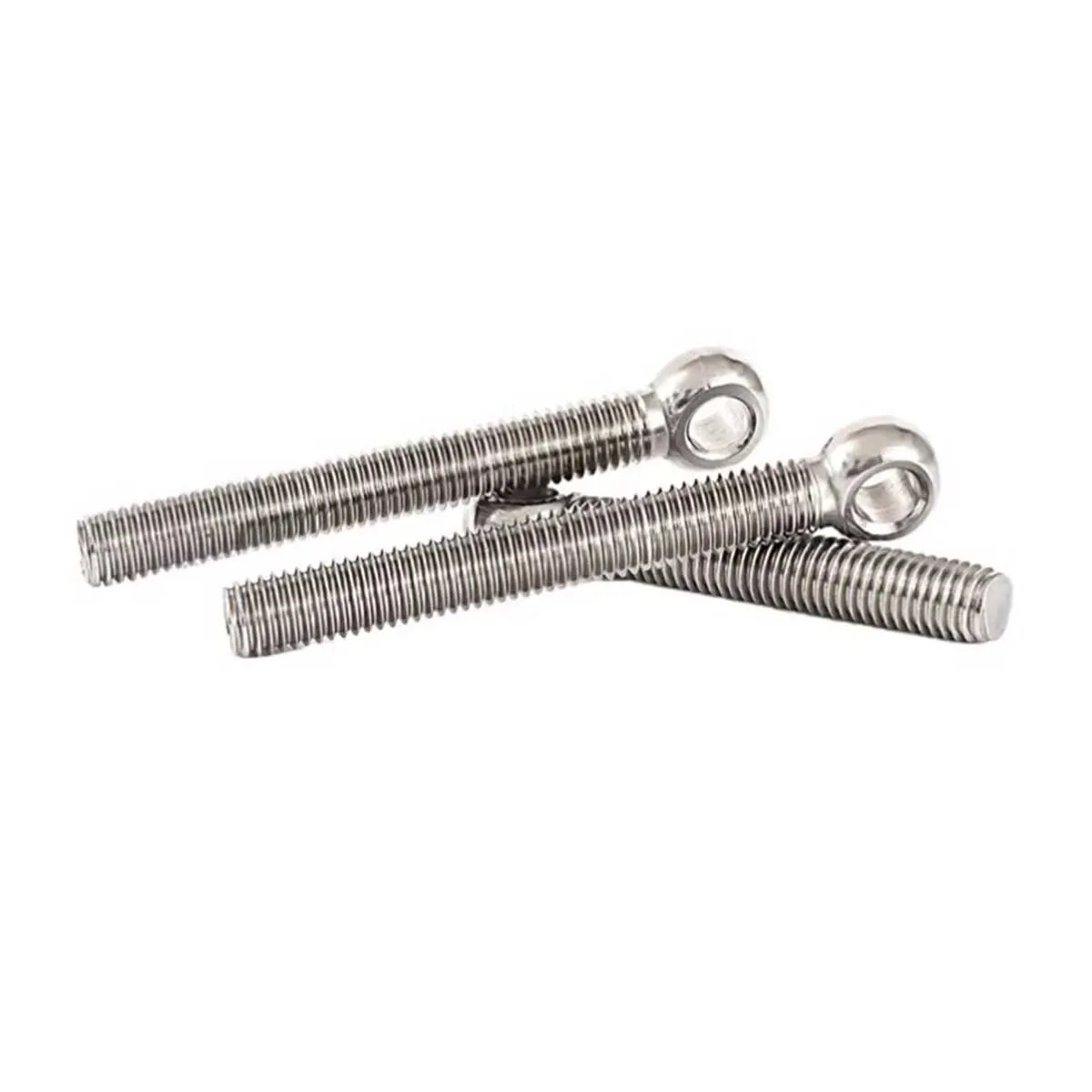 304 Stainless Steel Extended Full Tooth Articulated Bolt/Lifting Ring Screw With Hole M5M6M8M10M12