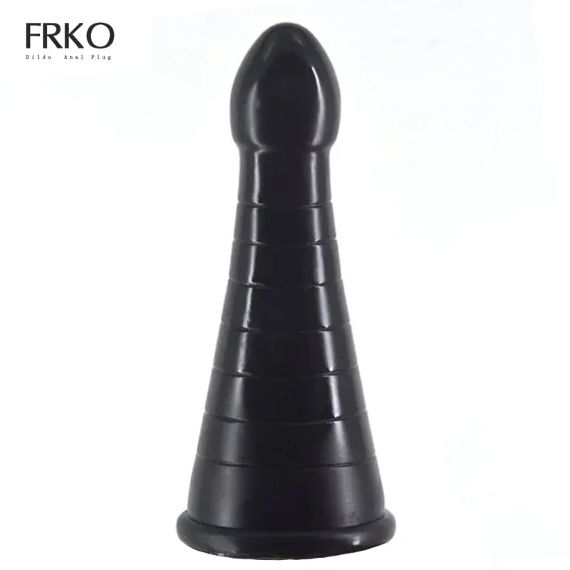 FRKO Smooth Round Head PVC Anal Plug Men Sex Toys For Woman Inserted Vagina G-spot Protaste Massage Long 192mm Adult Game 18+