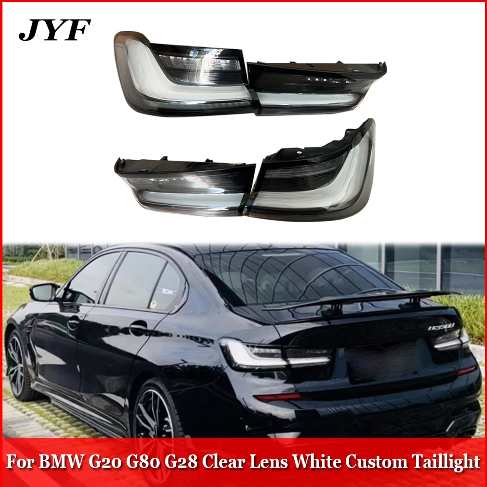 

Taillight For BMX 3Series G20 G28 G80 Clear Lens White Custom Tail Light Dynamic Animation Sequential Turning Signal Rear Lamp