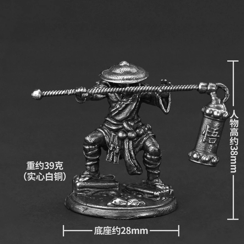 Anime Action Figure modelli Vintage general Soldiers Fighting Form Metal Mini rame Warring Warrior Archer Static figurine Toy