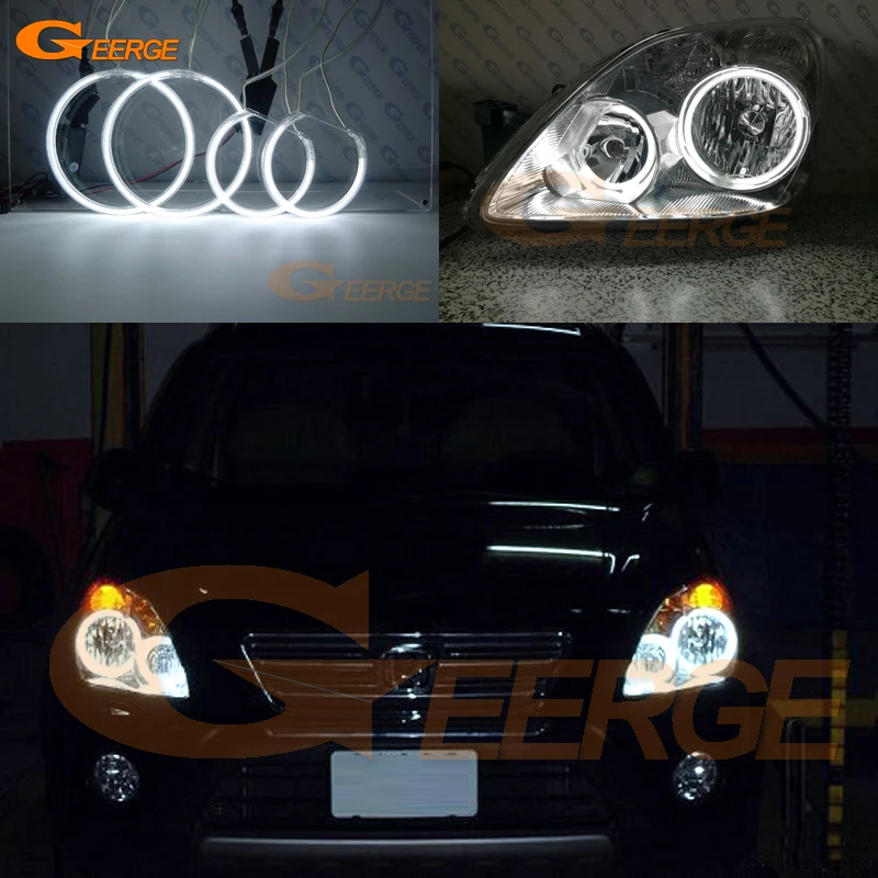 Kit d'yeux d'ange CCFL Ultra lumineux, anneaux Halo, pour Honda CR-V CRV II 2005 2006