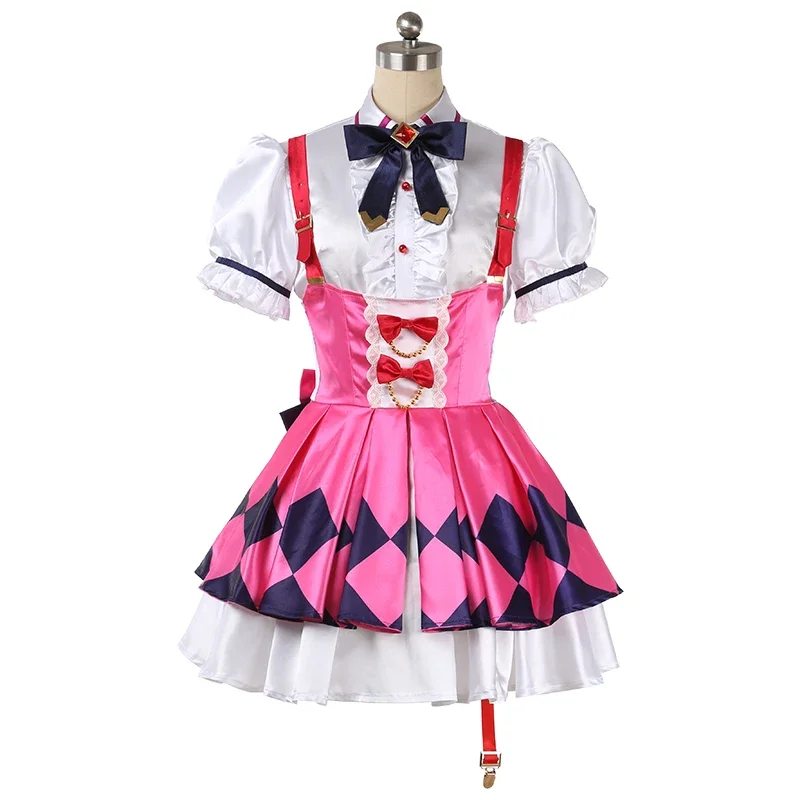 Anime!Umamusume:Pretty Derby Smart Falcon Battle Suit Lovely Princess Dress Cosplay Costume Halloween Party Role Play Outfit NEW