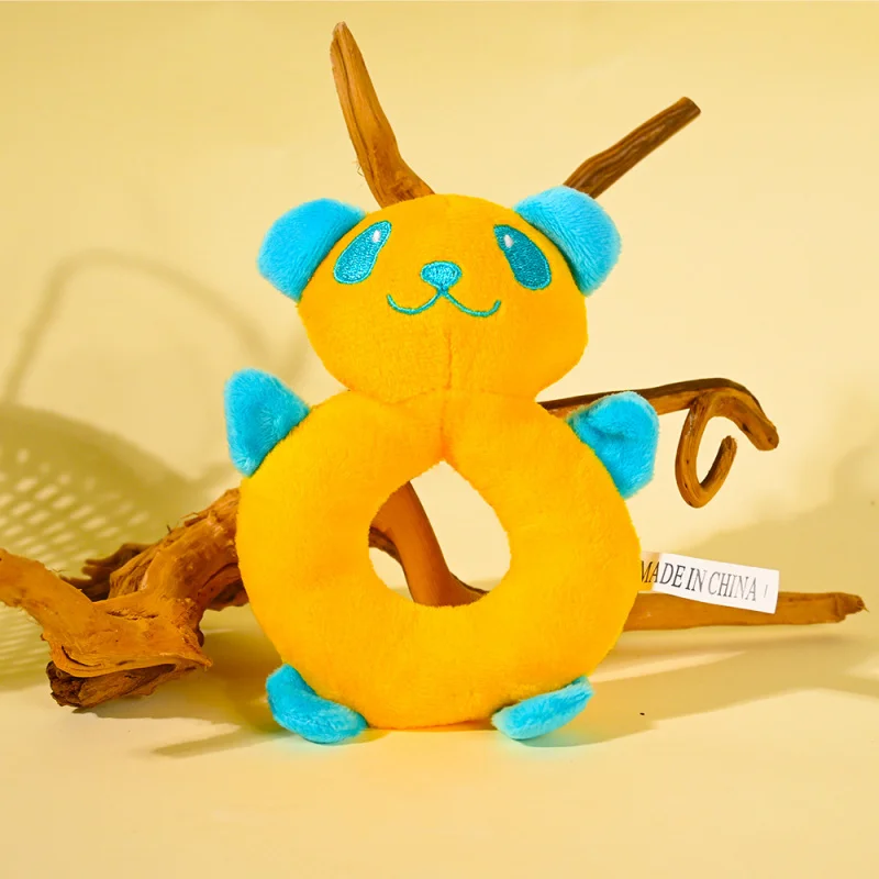 Pet plush duck toy with sound, chewable, throwable, for dog teeth cleaning and training, interactive companion toy