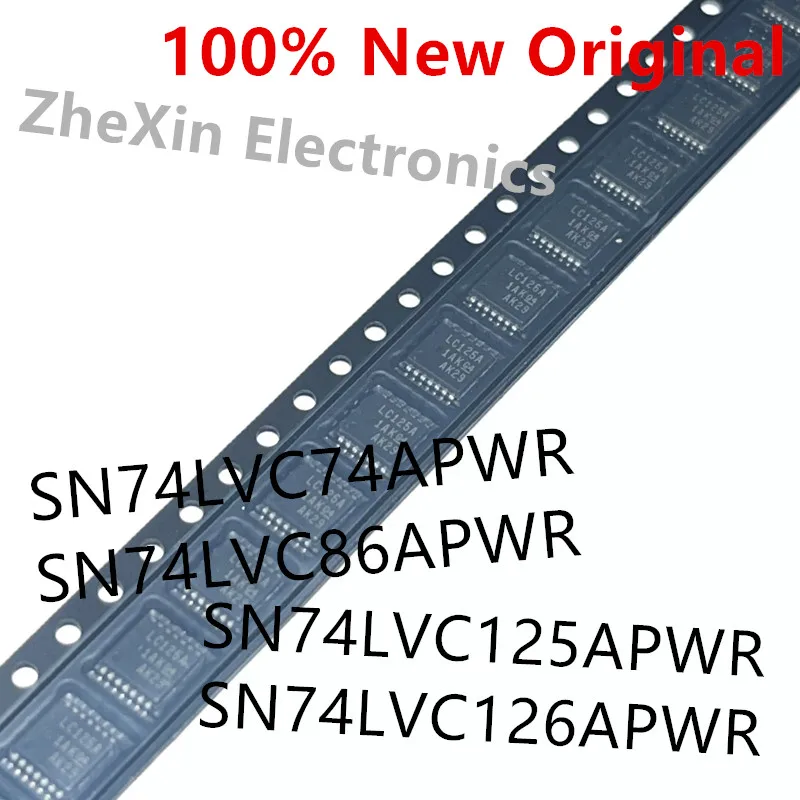 20 Pçs/lote SN74LVC74APWR LC74A 、 SN74LVC86APWR LC86A 、 SN74LVC125APWR LC125A 、 SN74LVC126APWR LC126A chip de controle Lógico
