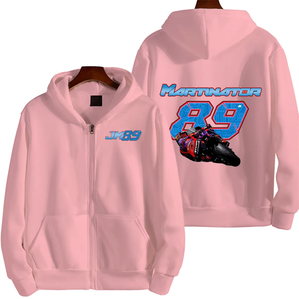 Jorge Martin 89 Driver Logo Racing Motorcycle Team Men Zip Up Hoodie Spring Autumn Male Sweatshirt New Sport Women Jacket Coats