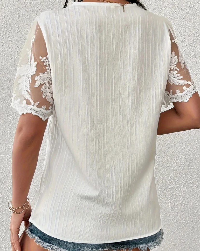 Camicia da donna allentata con temperamento Camicetta casual alla moda Camicia da donna elegante a maniche lunghe Top per il fine settimana delle vacanze