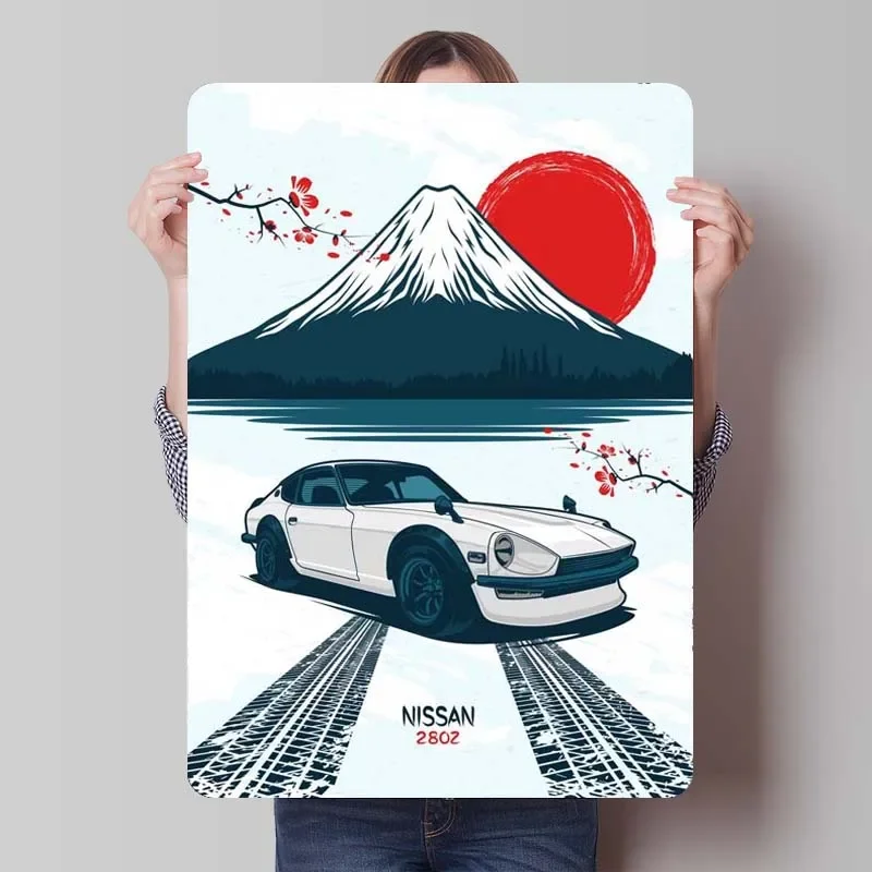 Nissan 280Z Car Metal Signs Decoration for Home Decor Items Custom Tinplate Sign for Garage Wall Art Decoration Corner Coffee