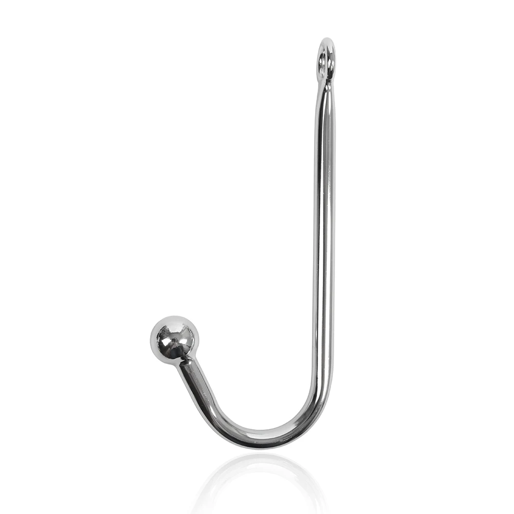 Stainless Steel Anal Hook With Long Leash Fetish Sexy Butt Plug SM Erotic Games Toys Slave Anal Toys Sex Tools For Couples