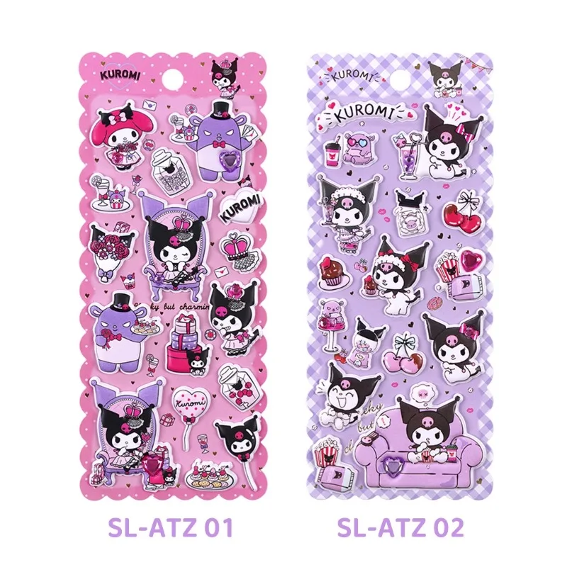 سانريو مرحبا كيتي بلدي ميلودي ملصق الليزر جو تشاك ملصق حساب اليد مذكرات كاريوكي لطيف الكرتون أنيمي لعبة أطفال هدية