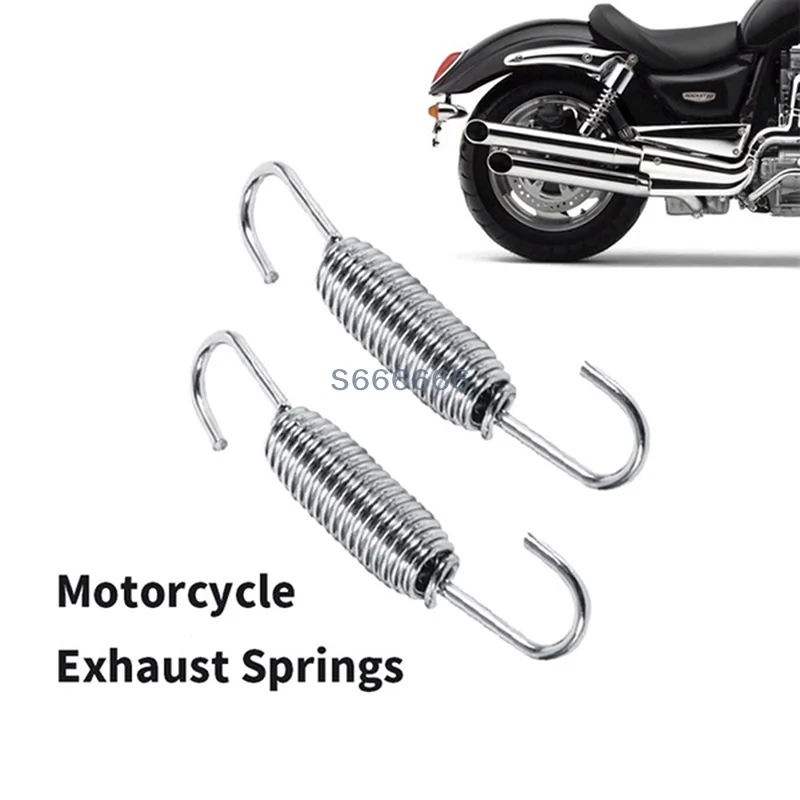 

Mounting Springs 2Pcs Stainless Steel Motorcycle Exhaust System