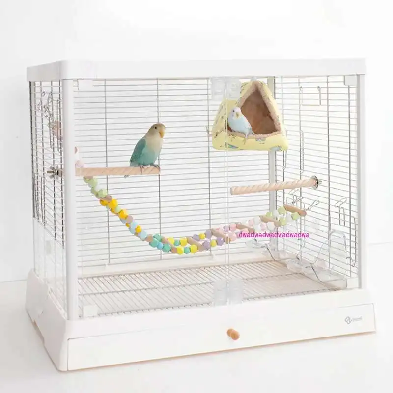 Outdoor Palomas Parrot Cage Feeder Passaros Budgie Rabbit Birdcage Accessories Cover Gaiola Para Passaros Pet Furniture CY50BC
