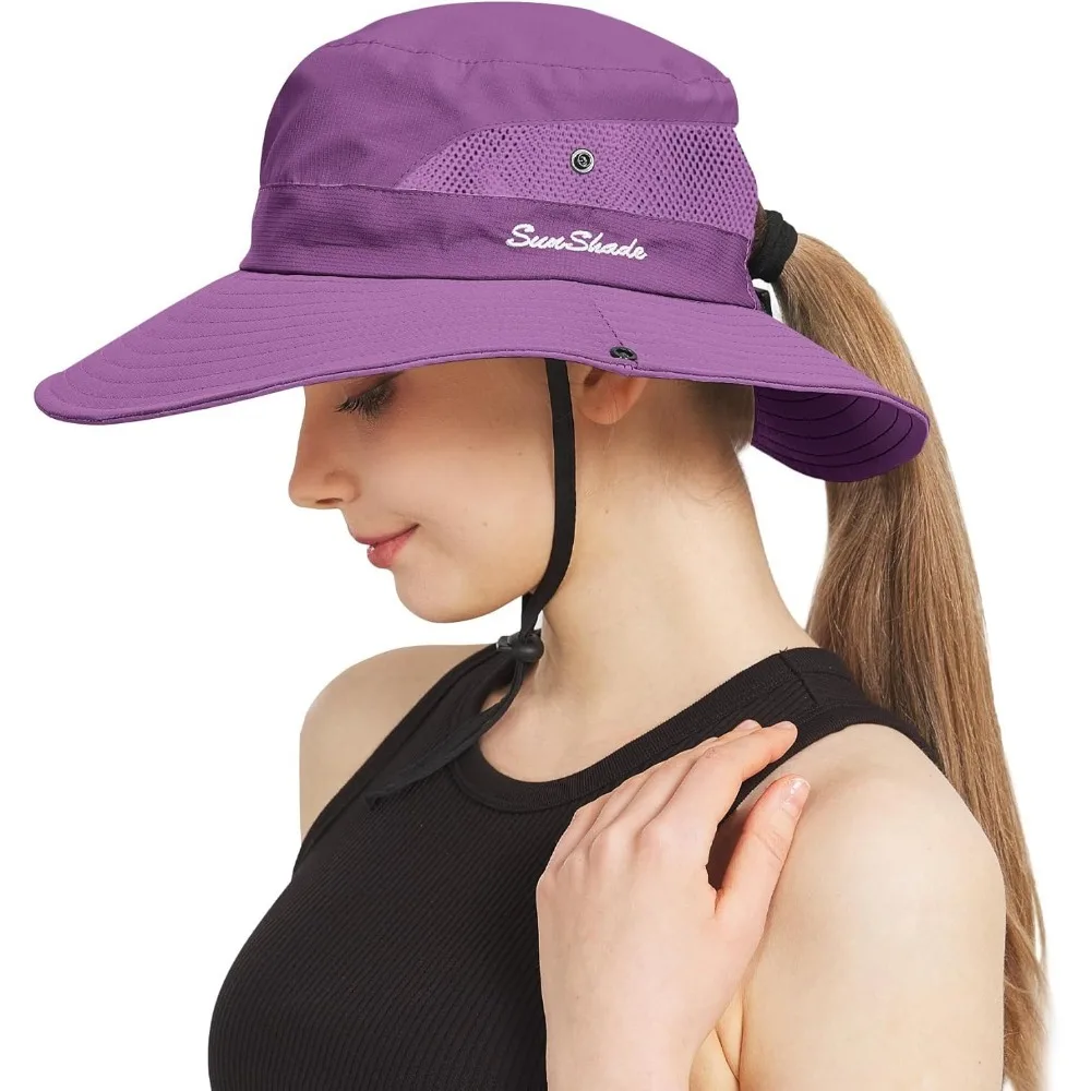 

Шляпы-ведра с хвостиком для женщин и мужчин, широкополые шляпы UPF 50+ для рыбалки и пляжа