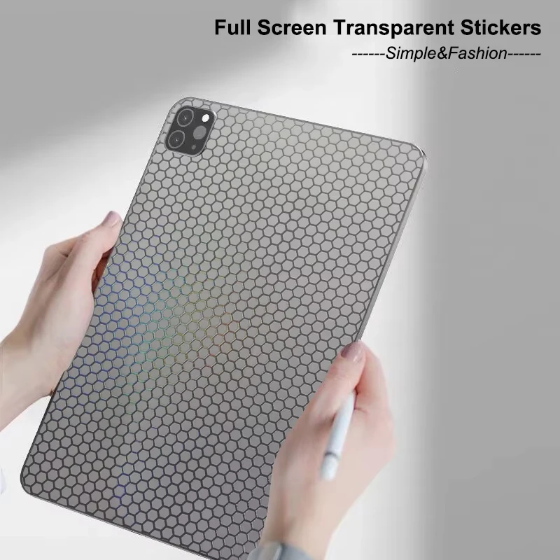 FONLYU 20 قطعة 200*300 A4 ملصقات لجهاز iPad اللوحي الجلد الشفاف تنقش تصميم الظهر ملصق فيلم لآلة هيدروجيل الراسمة