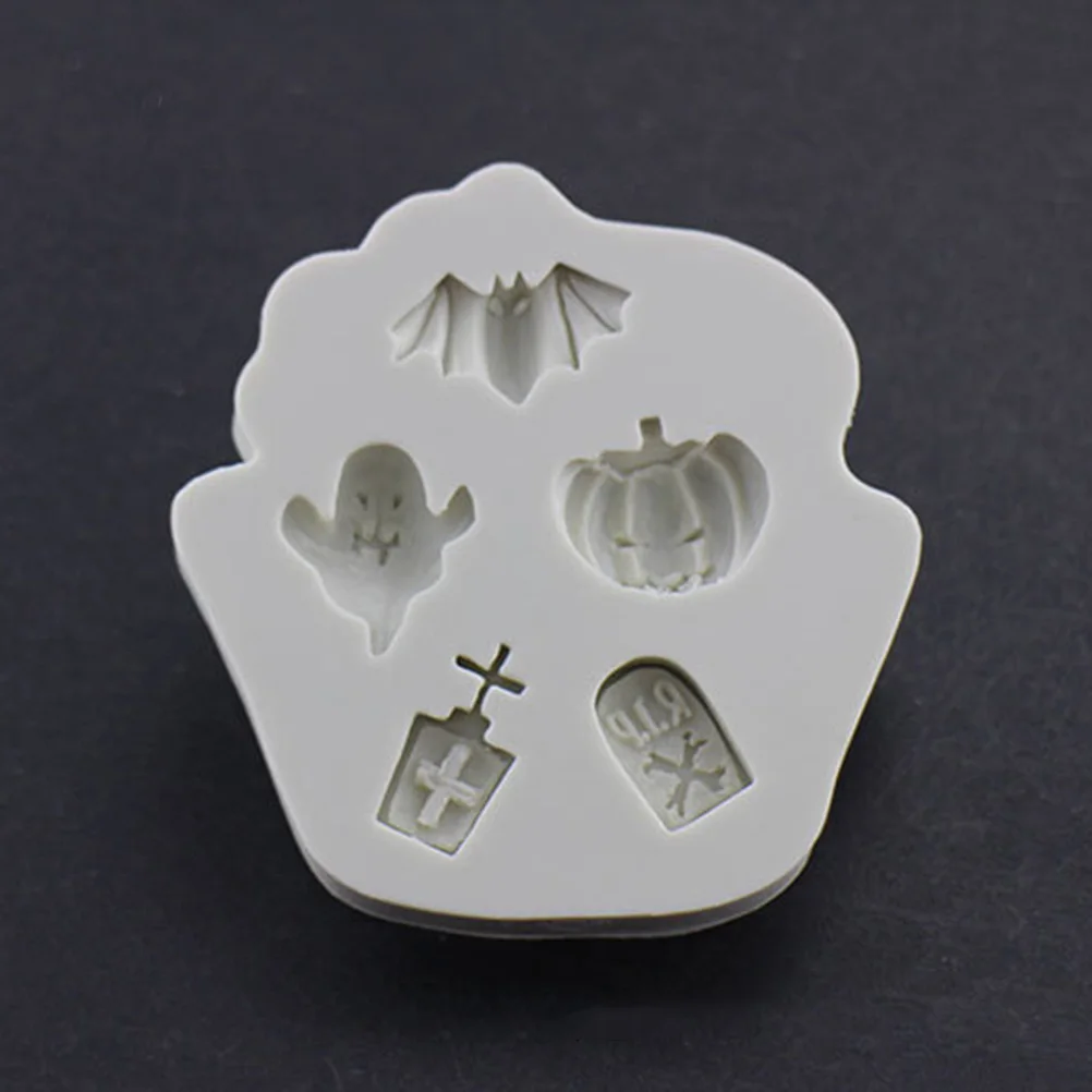 

Silicone Cake Molds 3D Halloween Candy Soap Chocolate Fondant Mousse Mold for Baking Decorating Party Crafts Food Grade Non
