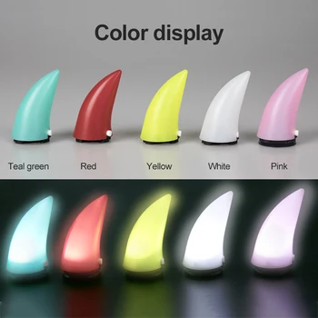 2 قطعة القرن العالمي توهج الشيطان لخوذة دراجة نارية الرياضة في الهواء الطلق قرون الشيطان ركن خوذة الديكور أسود أخضر وردي أزرق