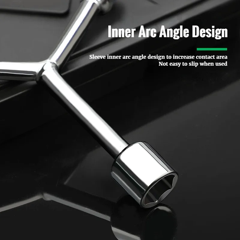 

Household Triangular Socket Wrench Pragmatic Y-type Tri-fork Wrench Three-prong Wrench Bicycle Household Disassembly Repair Tool