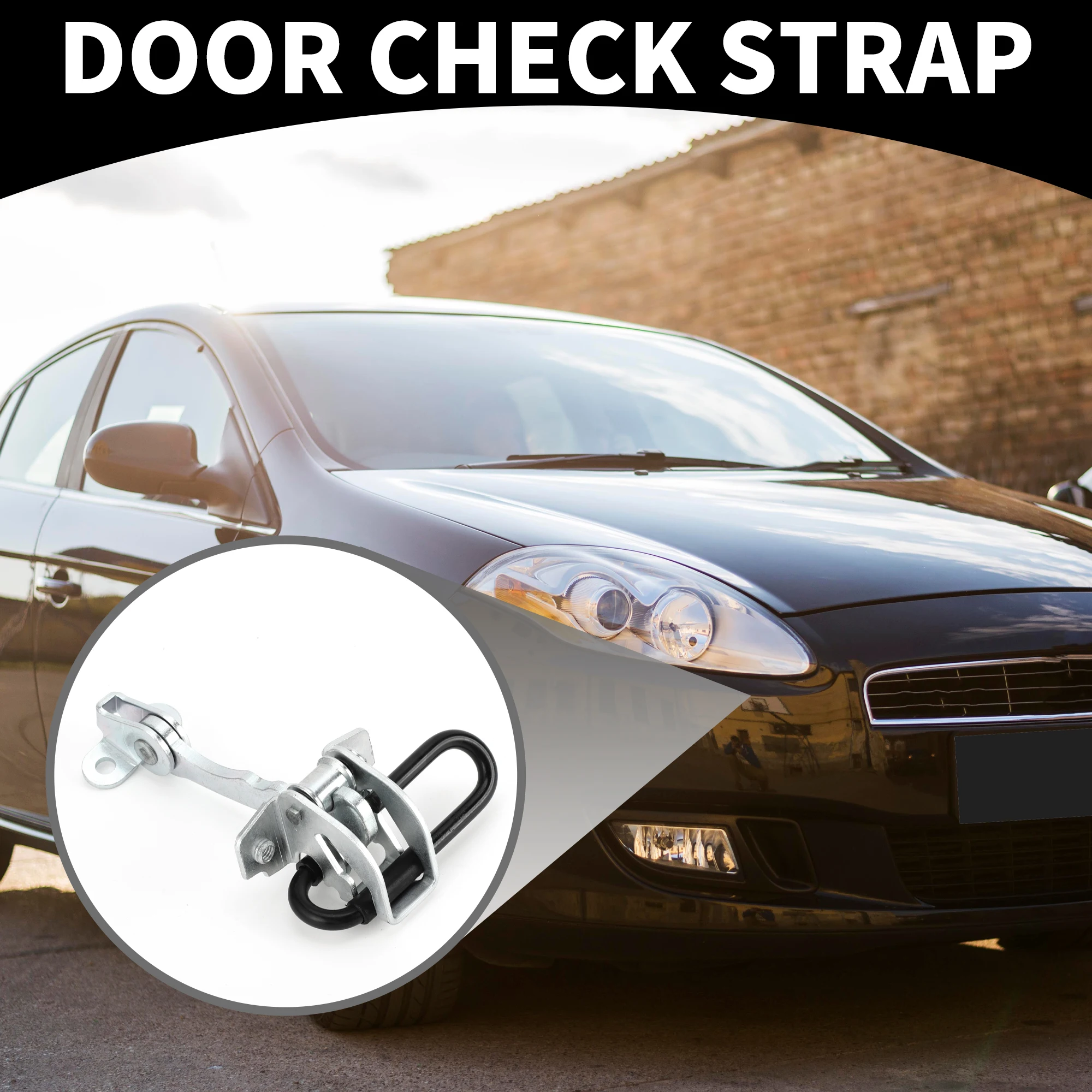UXCELL Door Check Strap Stopper Limiter No.51754187- Car Front Left Right Door Check Bracket Stop - For Fiat Punto MK2 188 99-12