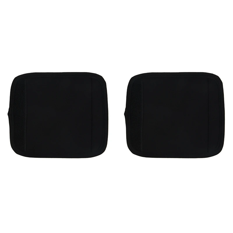 2X bagaglio da viaggio maniglia per valigia Comfort Wraps identificatore tag nero