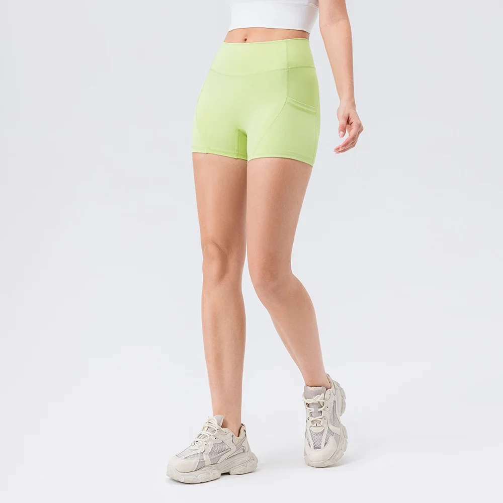 شورت اليوغا النسائي شورت الجري الضيق عالي الخصر شورت رياضي للياقة البدنية مناسب لفستان التنس وما إلى ذلك 42456
