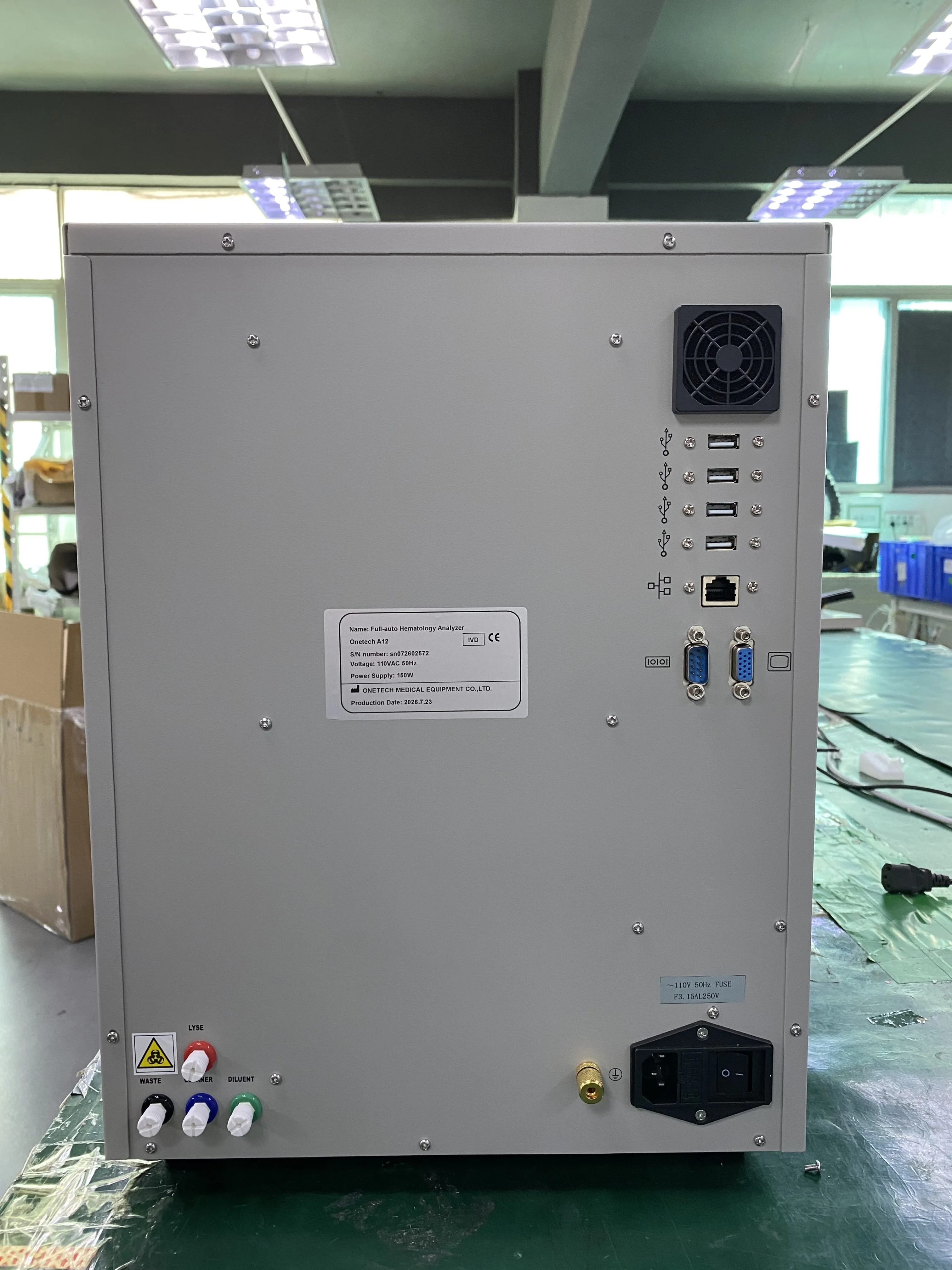 A12Vet CE Veterinary  Analyzer, Automatic Three-Part Difference Analysis CBC Analyzer, Pet Analyzer, Pet Clinic Veter