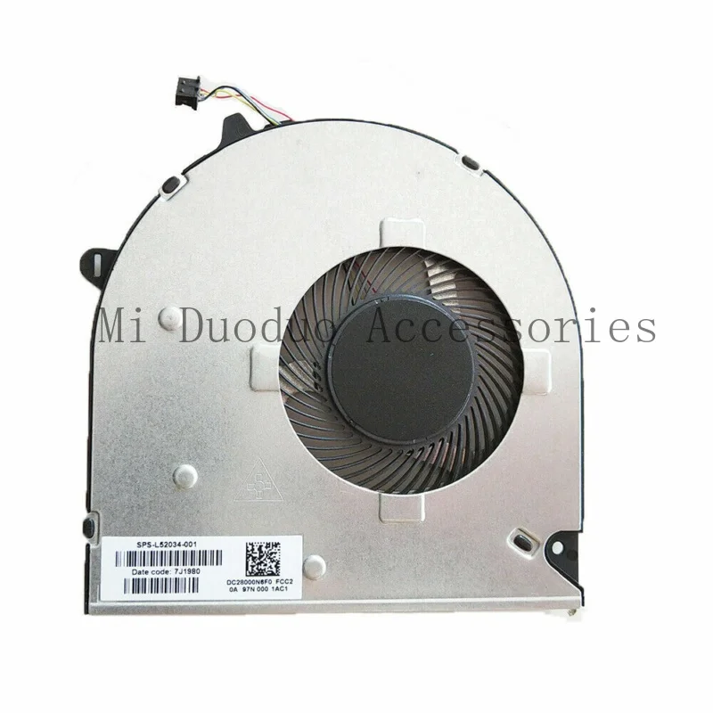 FOR HP 15t-dw200 15-dw2025cl 15-dw2025od 15-dw2037wm 15-dw2048nr CPU Cooling Fan