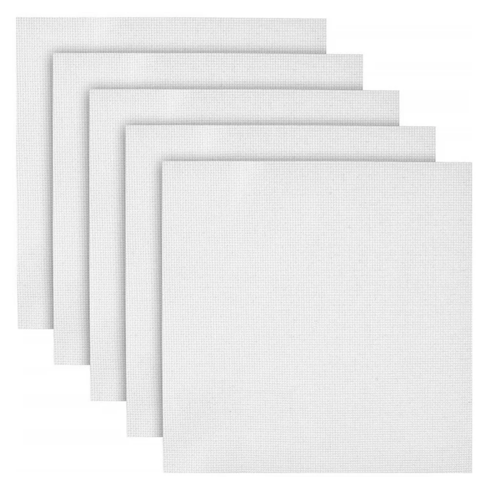 

4 Pcs Cross Stitch Cloth High Quality Embroidery Fabric Needlework DIY Blank Sewing Material Craft Supplies
