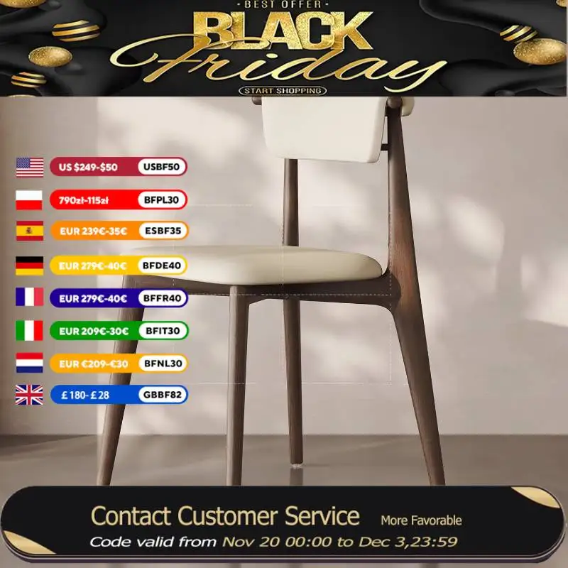 

Faux Leather Designer Dining Chairs Stylish Beige Foldable Living Room Dining Chairs Accent Kitchen Sillas De Comedor Furniture