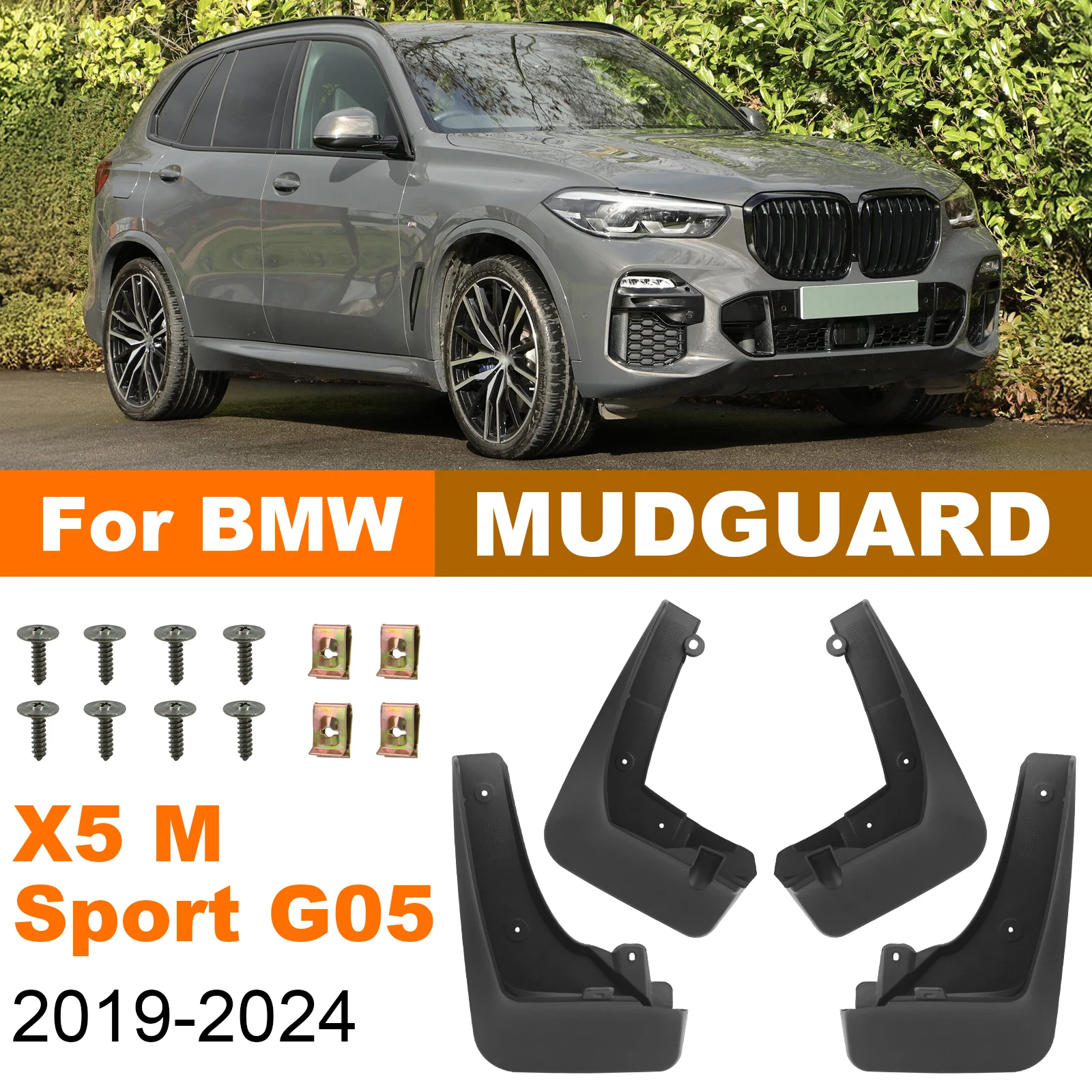 Auto Mudguards For BMW X5 M Sport G05 2019-2024 Car Exterior Accessories Front and Rear Car Fender Flares