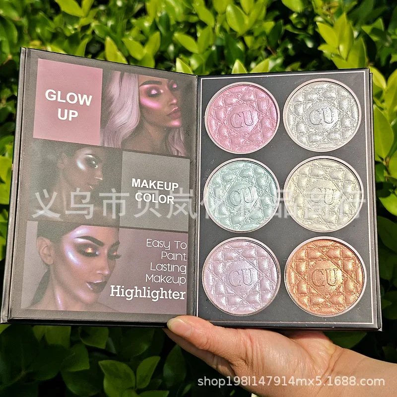 Paleta de sombras de ojos de 48 colores, Kit de sombras de ojos profesionales de larga duración con brillo metálico mate para libro de maquillaje de escenario