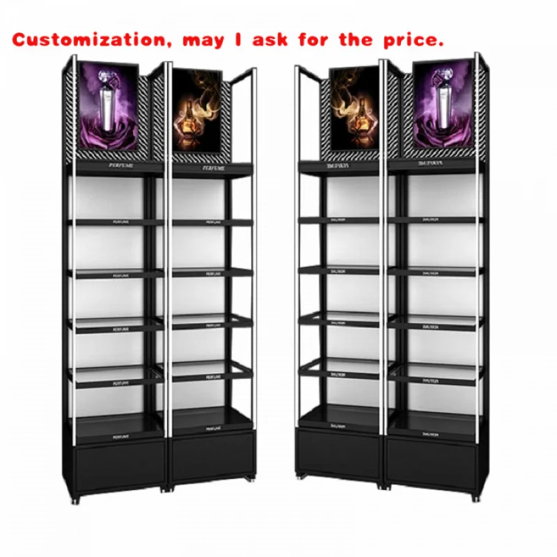 

custom.Cosmetics Display Stand Retail Shop Cosmetic Display Cabinet Makeup Display Counter & Wooden Cosmetic Showcase Sale