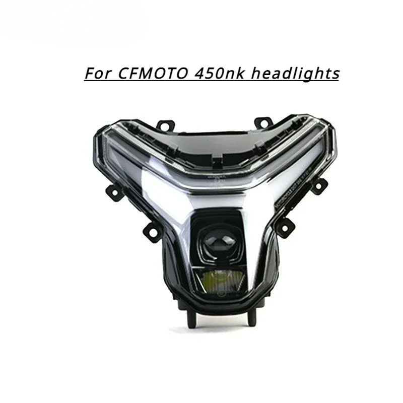

Для CFMOTO 450nk передняя фара в сборе лампа для освещения прозрачная стеклянная крышка аксессуары для мотоциклов