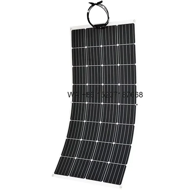 Wmwmnu High Quality 200W Semi Flexible Solar Panel 5BB Cell for Balcony Car Wall CE Rohs Approved Bendable Module