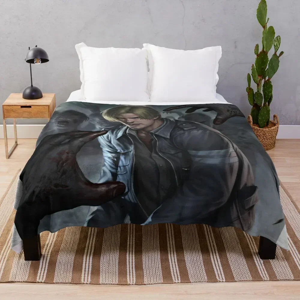 

Leon Kennedy Throw Blanket Decorative Soft Throw Blanket for Couch Sofa