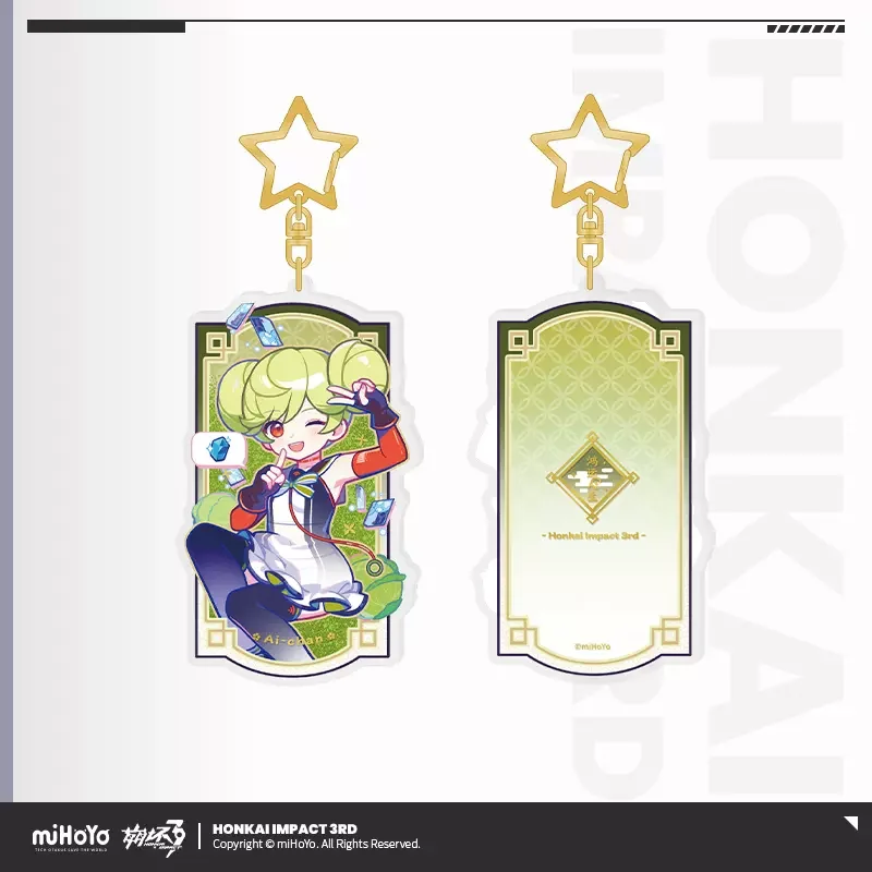 Sunsyea Honkai Impact 3rd Official Merch miHoYo Original Authentic HYRS Series Pendant Fu Hua Elysia Kiana Griseo