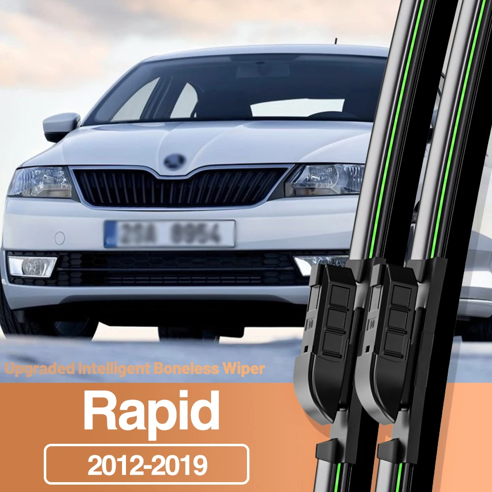 

2pcs For Skoda Rapid NH1 NH2 NH3 2012-2019 Front Windshield Wiper Blades Windscreen Window Accessories 2013 2014 2016 2017 2018