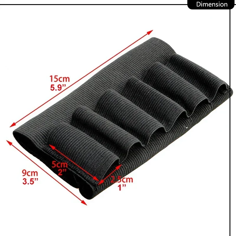 6+2 Combination Sh-ell Case 8 Hole Universal Shotgun Holder Outdoor Accessory Pouch Hunting Holster Quick Change Ammunition