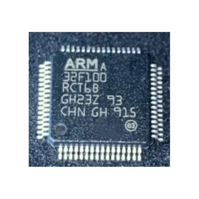 

10PCS STM32F100 STM32F100RCT6B STM32F100RDT6B QFP64 100% Quality New Original