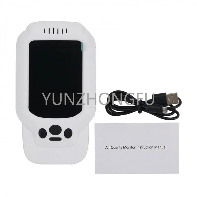 DM502-O3 7-In-1 0-5PPM PM2.5 PM1.0 PM10 Temperature Humidity TVOC Air Quality Monitor Ozone Detector