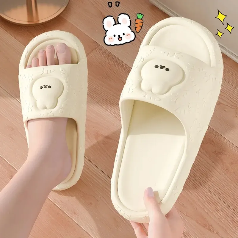 Slippers for Women Wearing Thick Soles for Outdoor Wear in Summer, for Indoor Home Use, Non Slip Bathroom, EVA Sandals ZYT2410