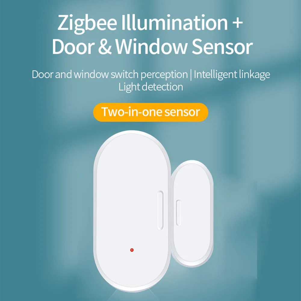 Tuya Smart ZigBee Door Window Contact Sensor Wireless Detectors Open/Close Support Zigbee2mqtt Home Assistant