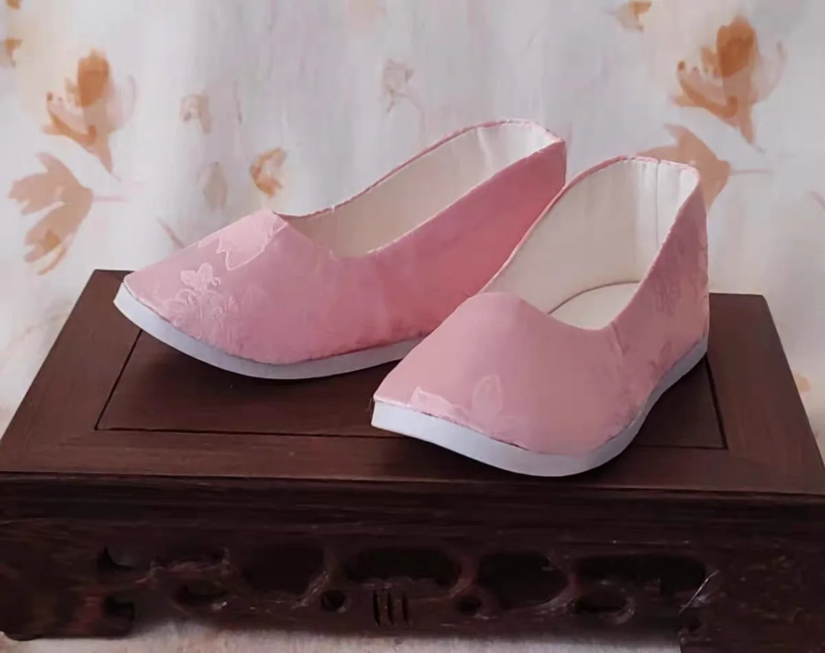1/4 1/3 Scale BJD Cloth Shoes Ancient Costume Hanfu Embroidered Sheos For BJD/SD MSD SD13 Girl ID75 Uncle Doll Accessories A1086