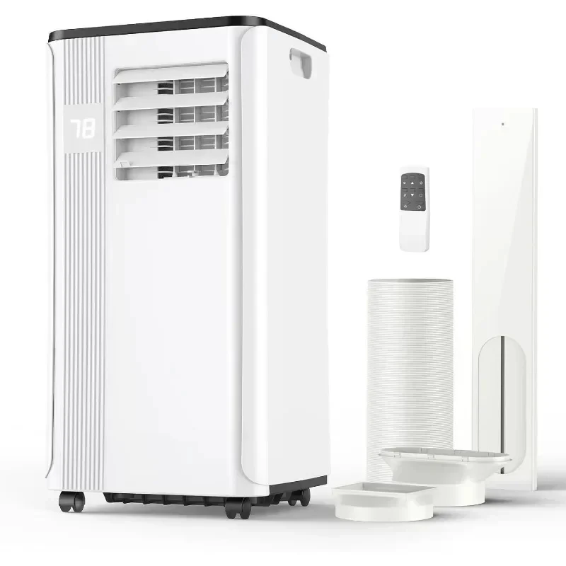 Portable Air Conditioner - Smart Sleep Mode, Remote Control, Air Cooler for Bedroom Kitchen Camping