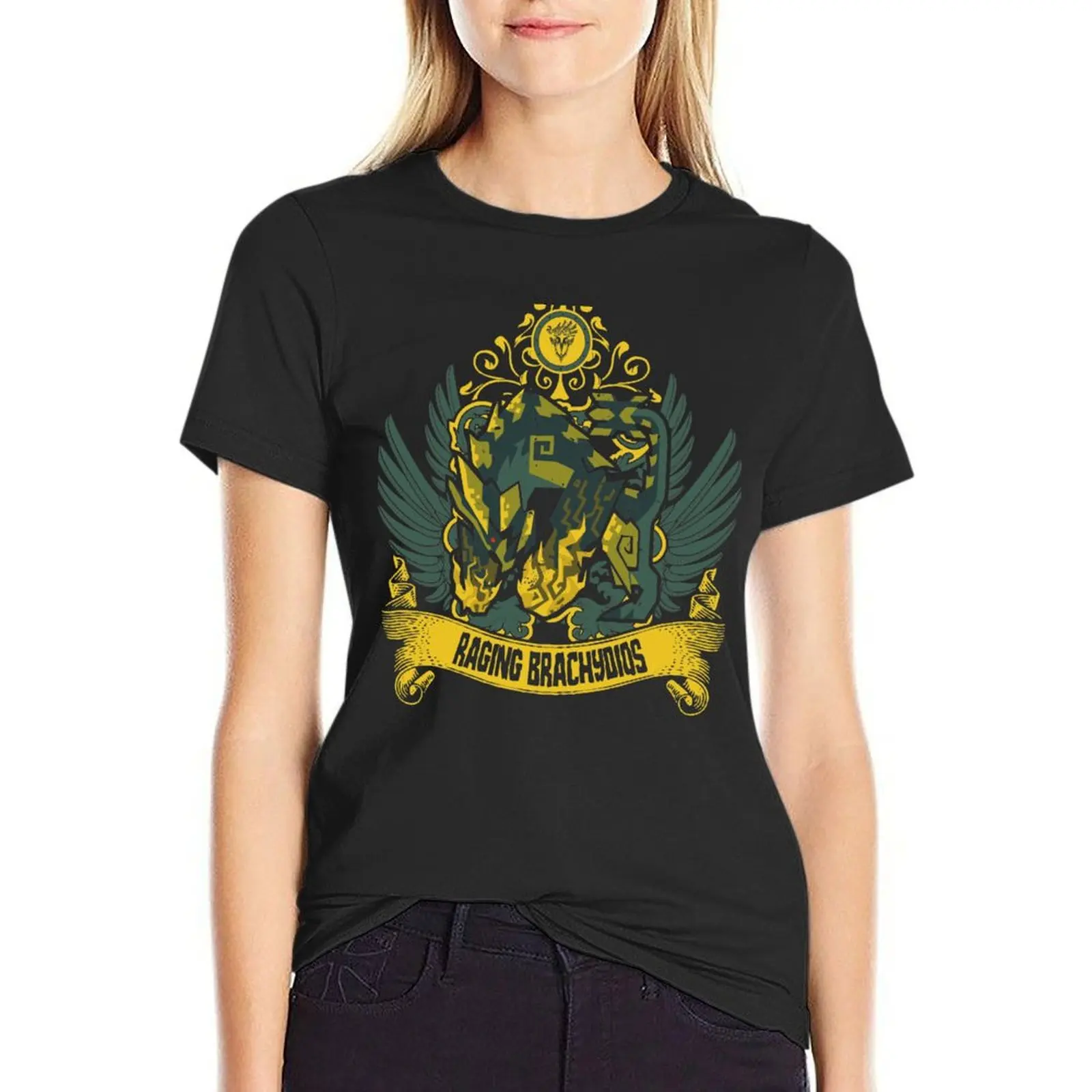 

RAGING BRACHYDIOS - LIMITED EDITION T-shirt lady clothes tees summer tops t-shirts for Women graphic tees funny