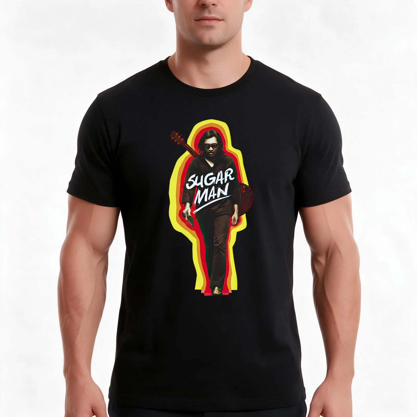 Sixto Rodriguez vintage art retro T-Shirt Summer Casual Cotton Tee Oversized Streetwear Tops Vintage Graphic Print