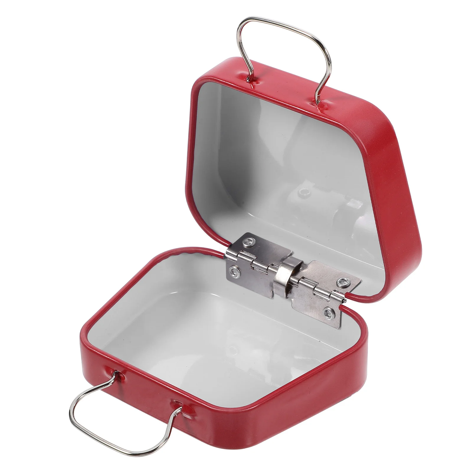 

Mini Christmas Candy Box Tinplate Round Treat Container Holiday Cookie Storage Gift Jar Decorative Lidded Tin Biscuit Holder