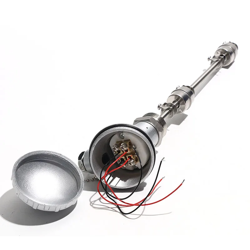 1PC Doppio Galleggiante Interruttore A Sfera Galleggiante In Acciaio Inox Interruttore Reed Multi-punto Controller Biella Sensore A Sfera Galleggiante