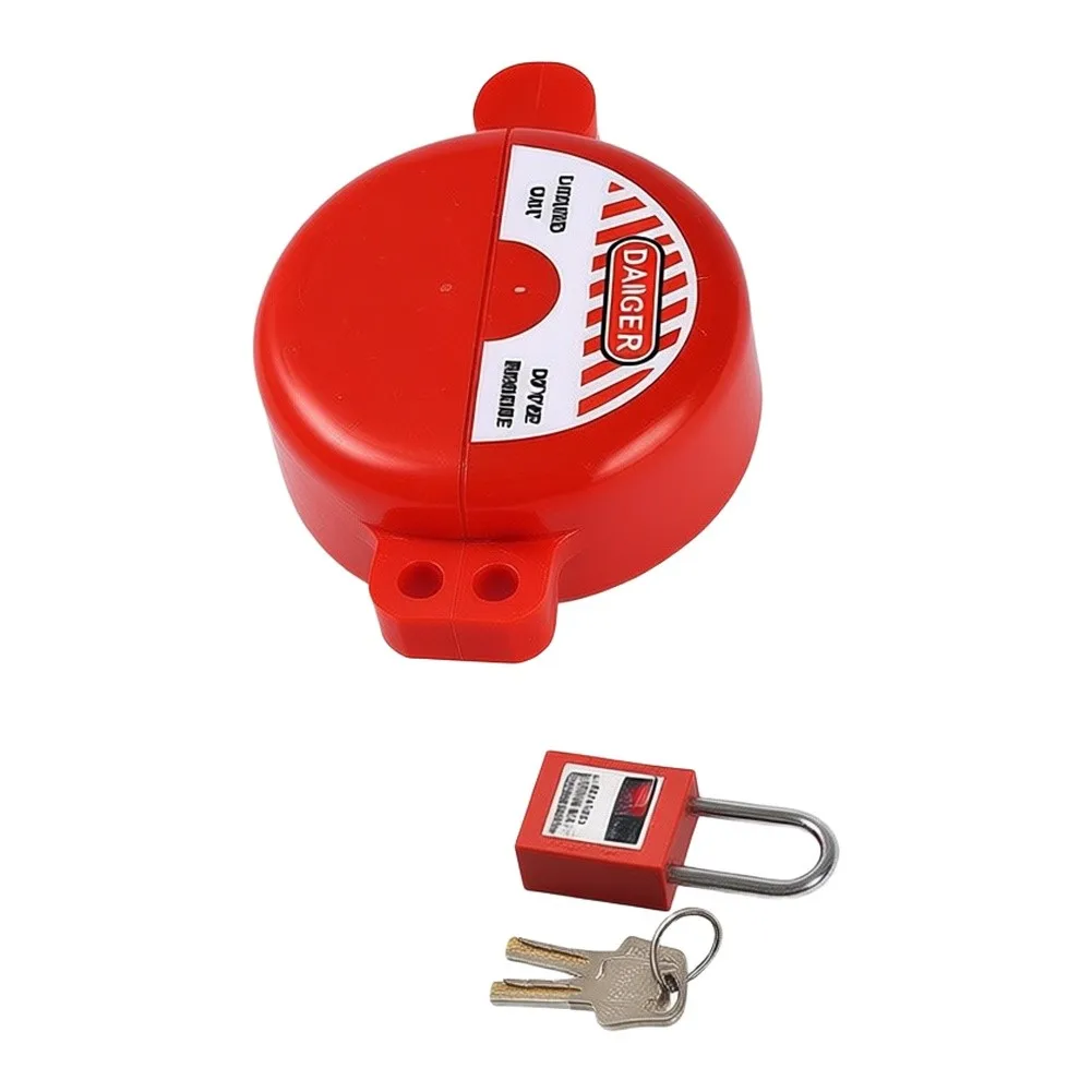 Valve for Lock for Gas Cylinder and Water Pipe ABS Security Lock to Prevent Unauthorized to Tank and Pipeline Systems