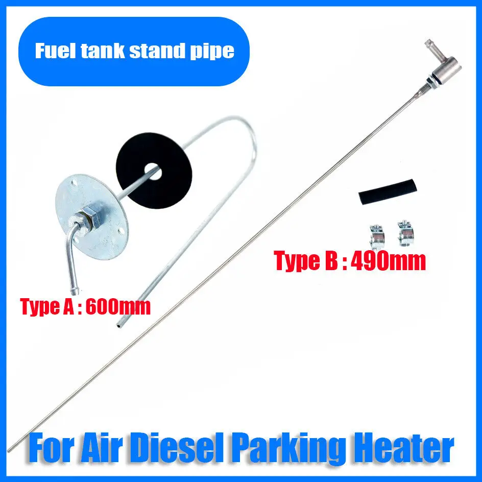 490mm / 600mm Diesel Heater Fuel Stand Pipe Diesel Tank Sender Pick Up Standpipe For Car Camper Caravan