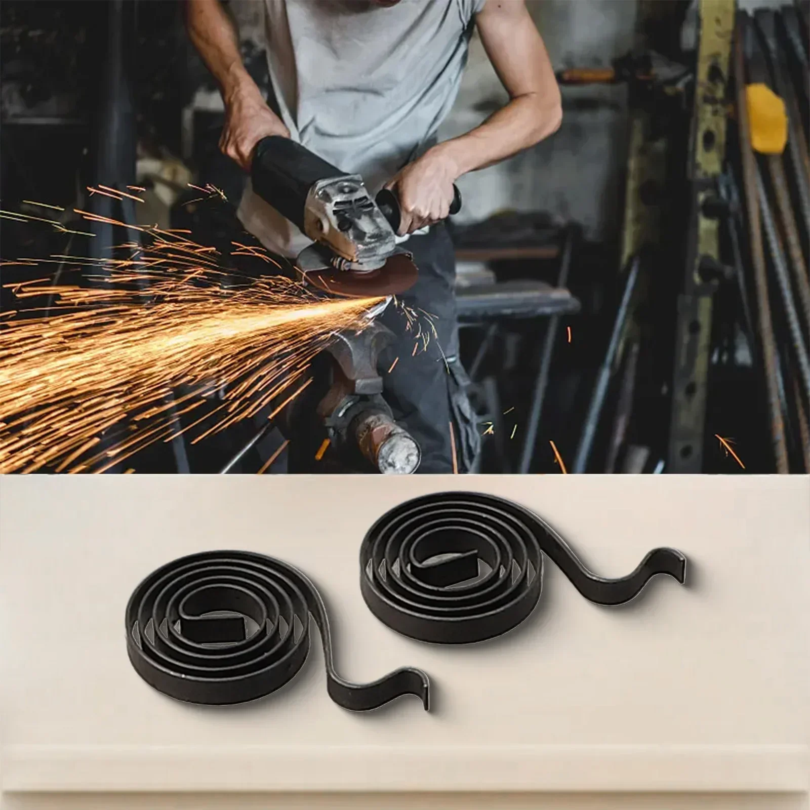 10/2Pcs Carbon Brush Holder Spring Replacement For GWS6-100 Angle Grinder Electric Power Tool Accessories for-Bosch tool parts