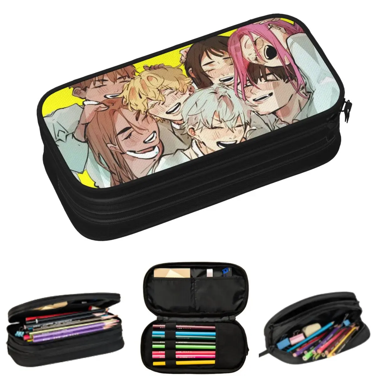 

Alien Stage Anime Pencil Cases for Student School Pen Box Pencil Bag Big Capacity Pencil Pouch